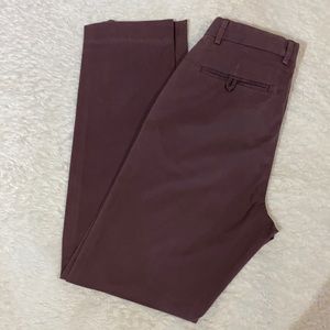 H&M Men’s Khakis Merlot Burgundy 32R
